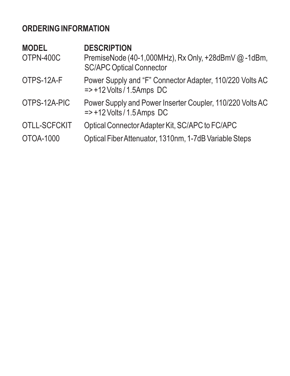 Olson Technology OTPN-400C User Manual | Page 7 / 8
