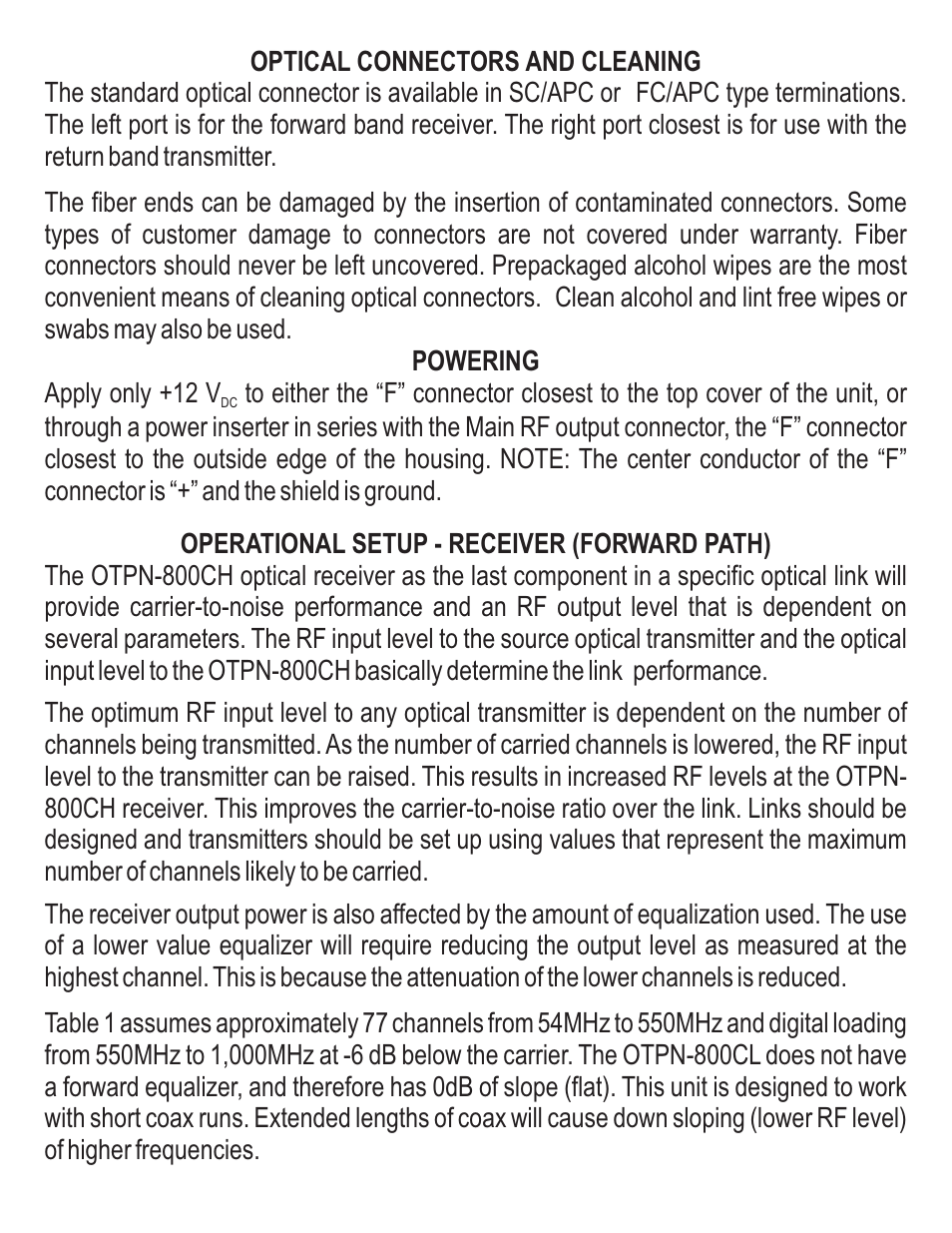 Olson Technology OTPN-800CH User Manual | Page 4 / 8