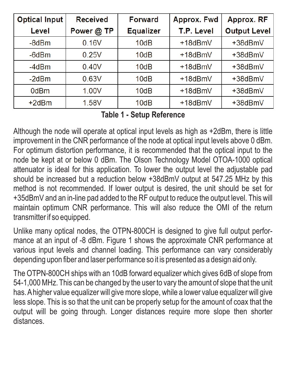 Olson Technology OTPN-800CH User Manual | Page 5 / 8