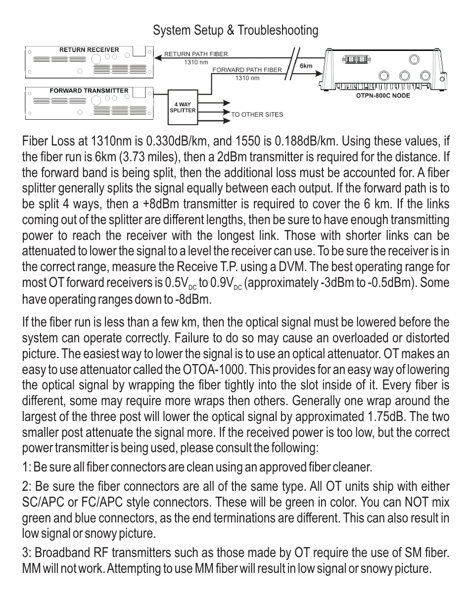 Olson Technology OTPN-800CH User Manual | Page 8 / 8