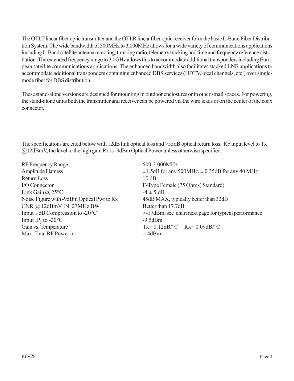 Olson Technology OTRR-3000 User Manual | Page 4 / 12