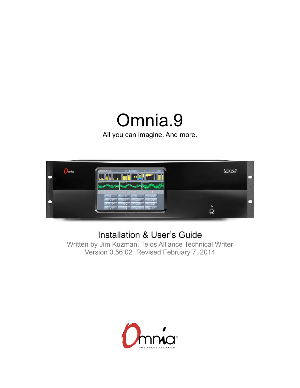 Omnia Audio Omnia.9 User Manual | 196 pages