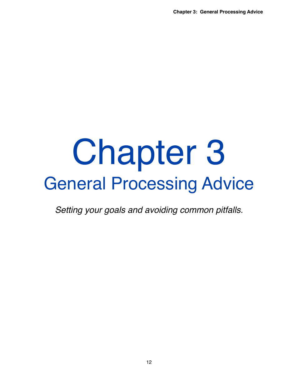 Chapter 3 - general processing advice, Chapter 3, General processing advice | Omnia Audio Omnia.9 User Manual | Page 12 / 196