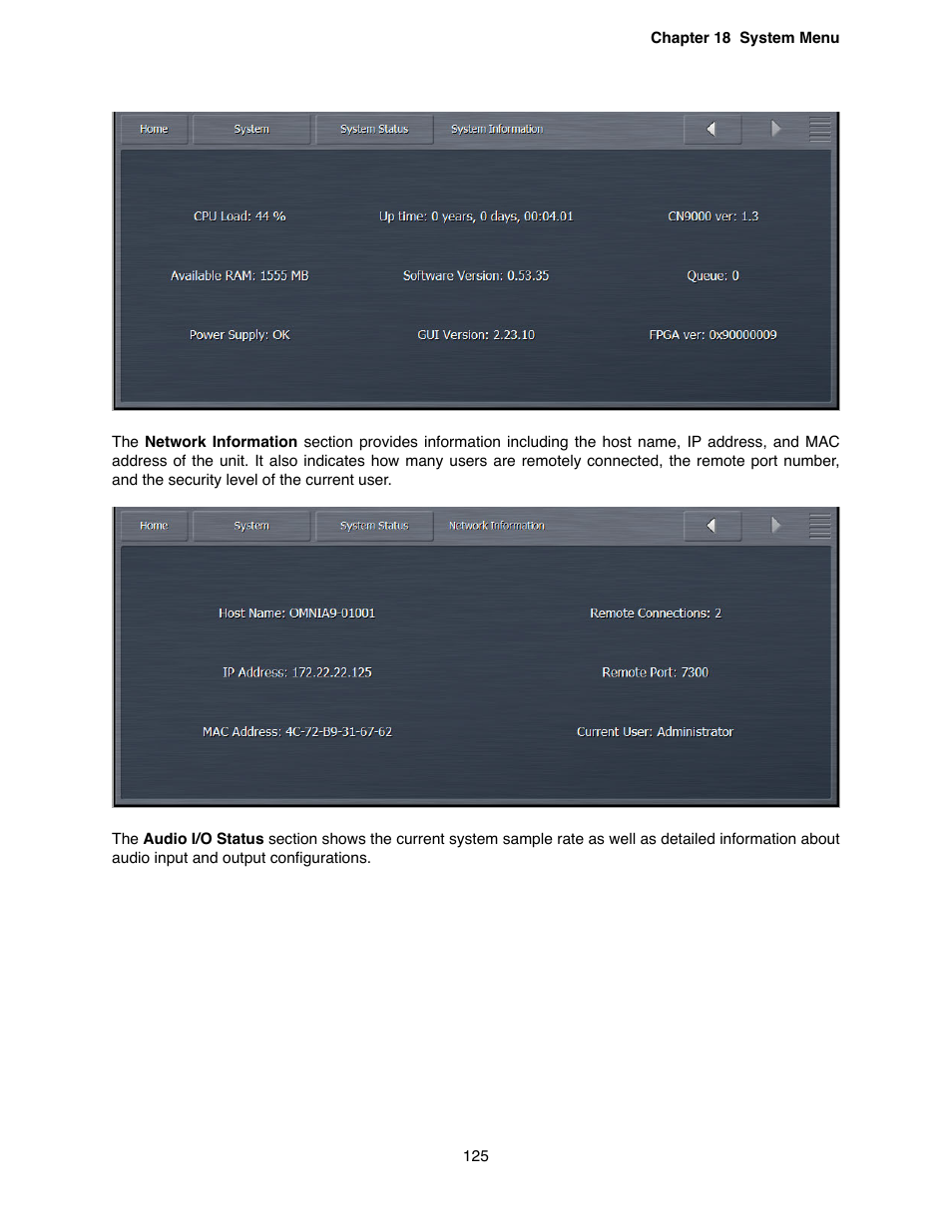 Omnia Audio Omnia.9 User Manual | Page 125 / 196