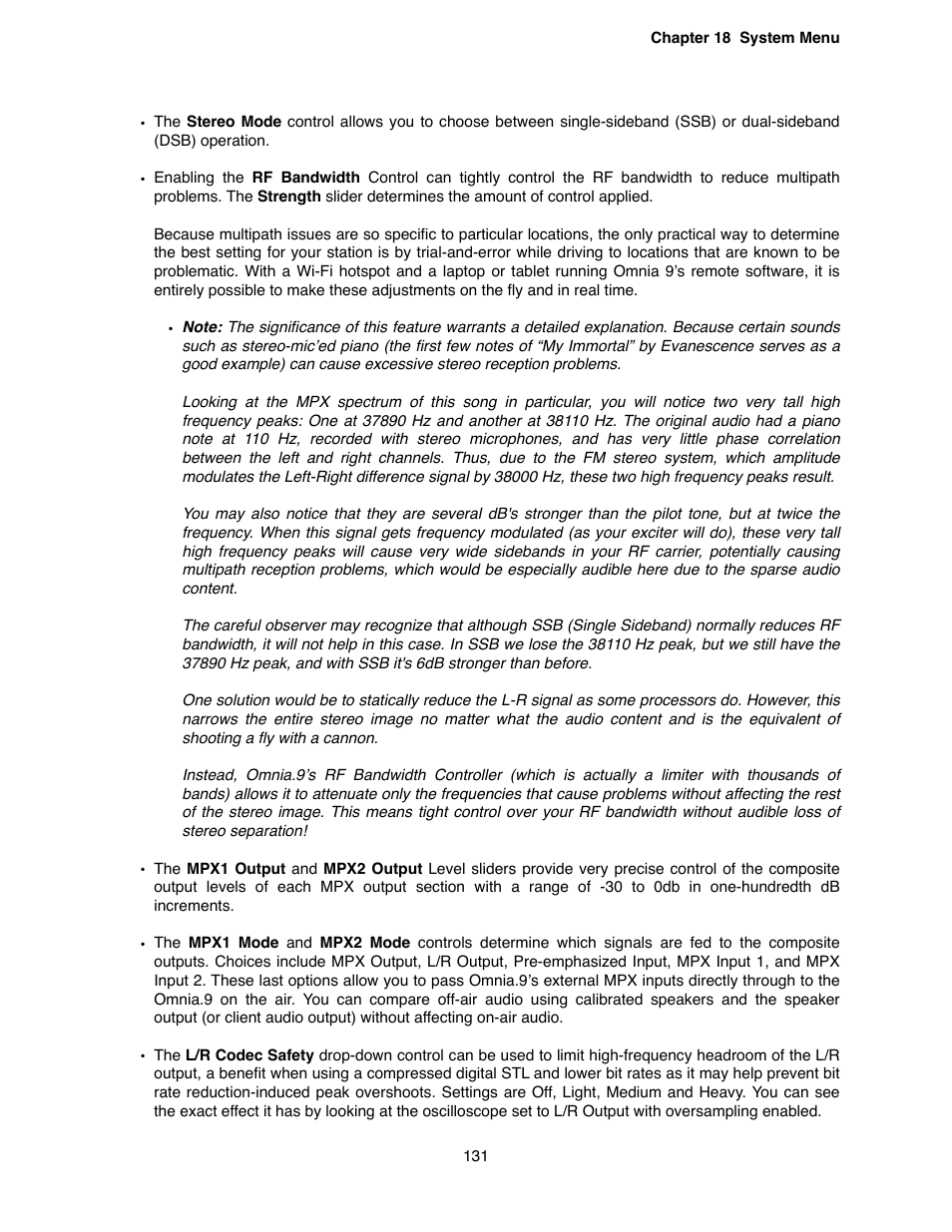 Omnia Audio Omnia.9 User Manual | Page 131 / 196