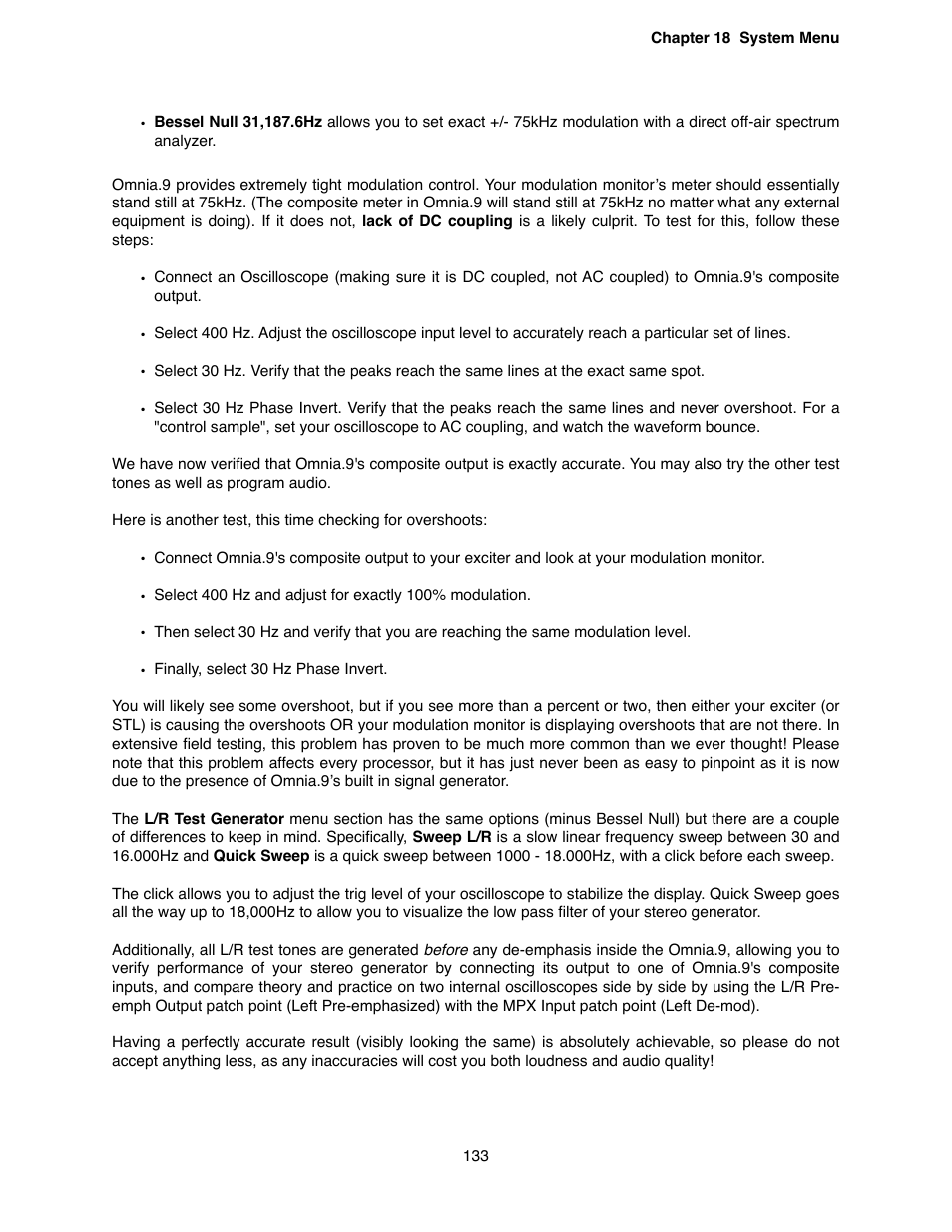 Omnia Audio Omnia.9 User Manual | Page 133 / 196