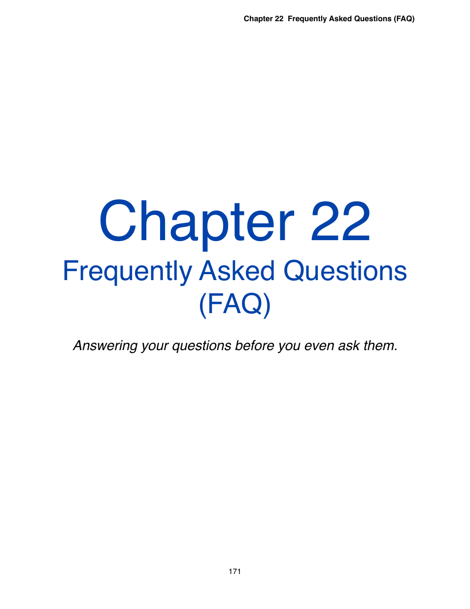 Chapter 22 - frequently asked questions (faq), Chapter 22, Frequently asked questions (faq) | Omnia Audio Omnia.9 User Manual | Page 171 / 196