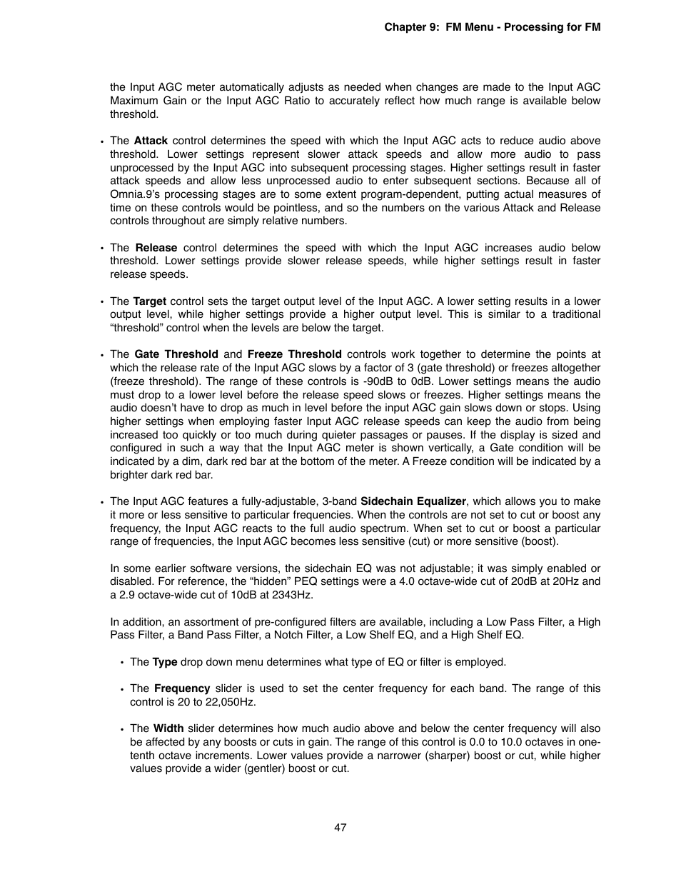 Omnia Audio Omnia.9 User Manual | Page 47 / 196