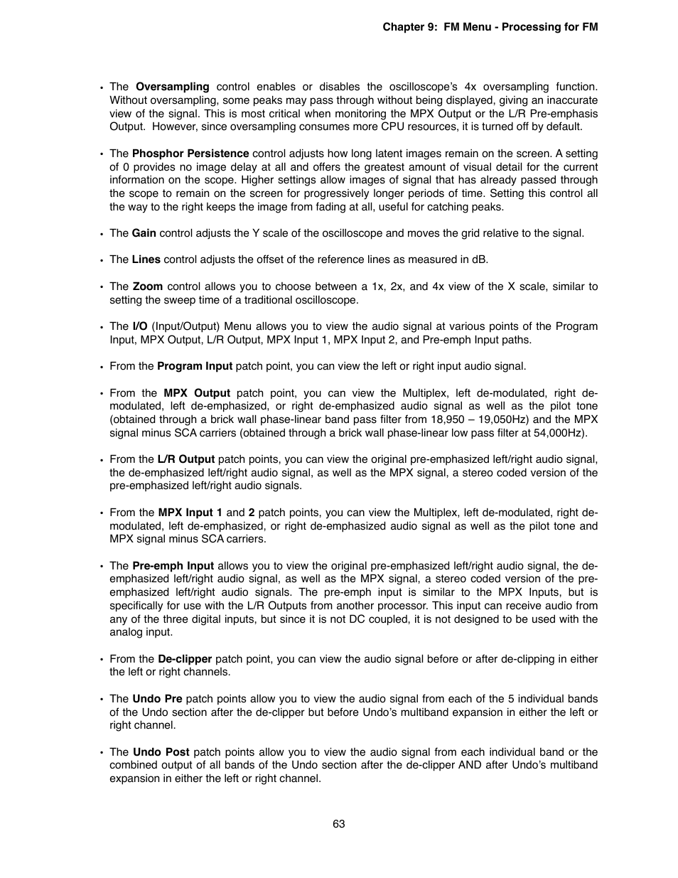 Omnia Audio Omnia.9 User Manual | Page 63 / 196