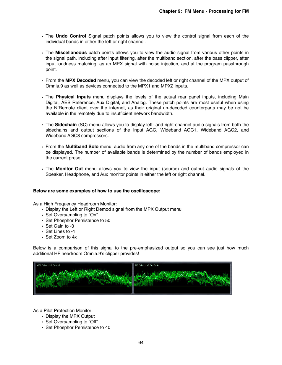 Omnia Audio Omnia.9 User Manual | Page 64 / 196