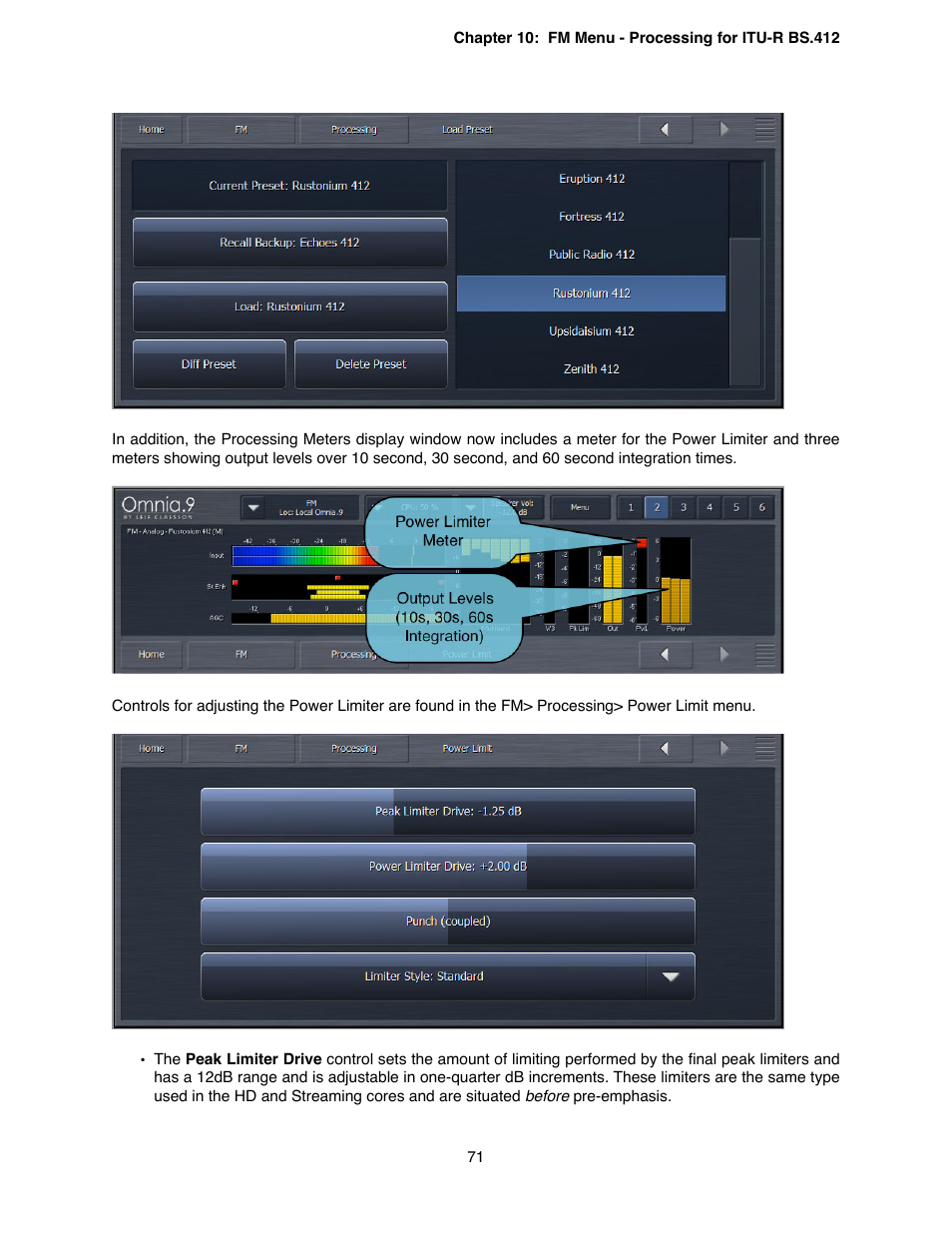 Omnia Audio Omnia.9 User Manual | Page 71 / 196