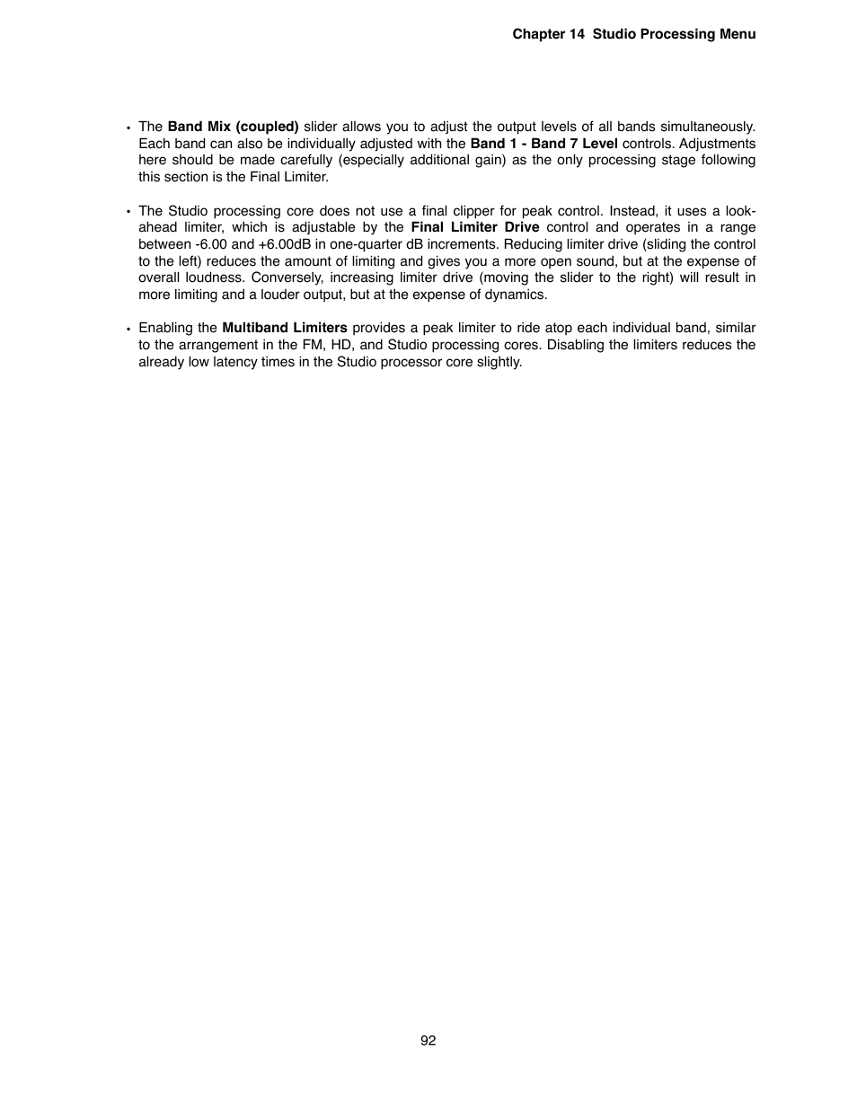 Omnia Audio Omnia.9 User Manual | Page 92 / 196
