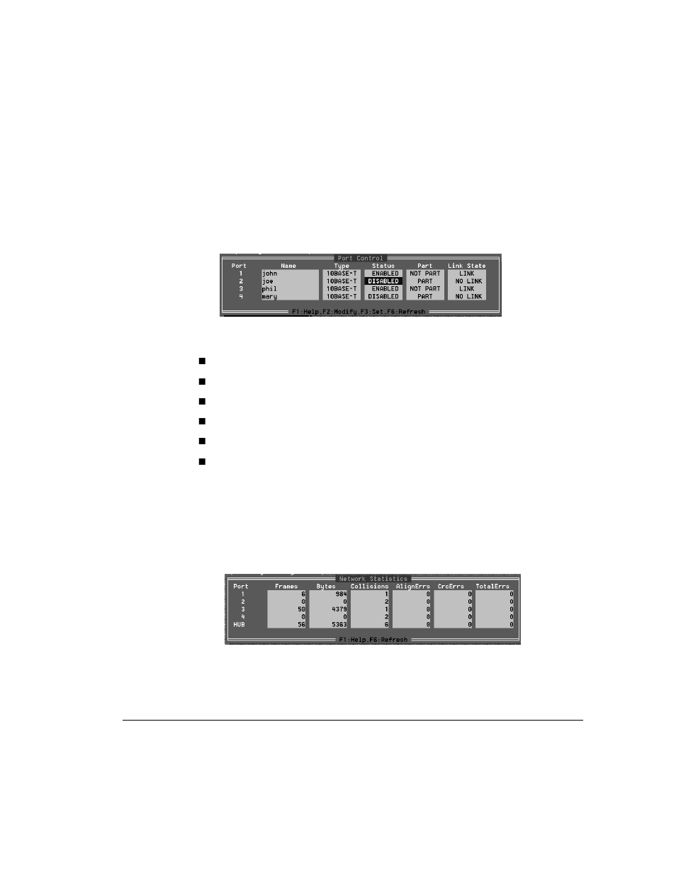 Network performance, Configuring port parameters | Compaq HB1004 User Manual | Page 31 / 45