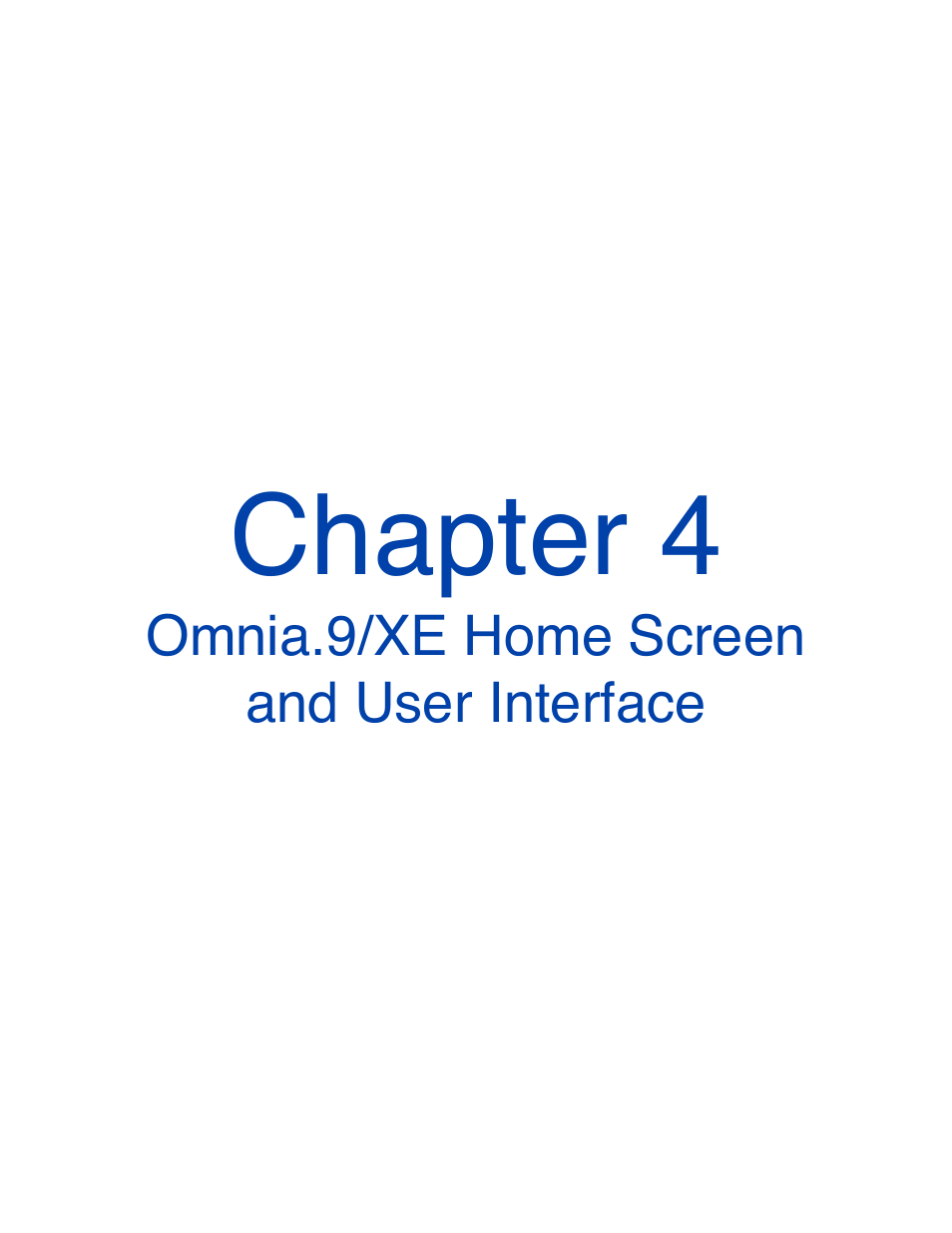 Chapter 4 | Omnia Audio Omnia.9/XE User Manual | Page 16 / 108