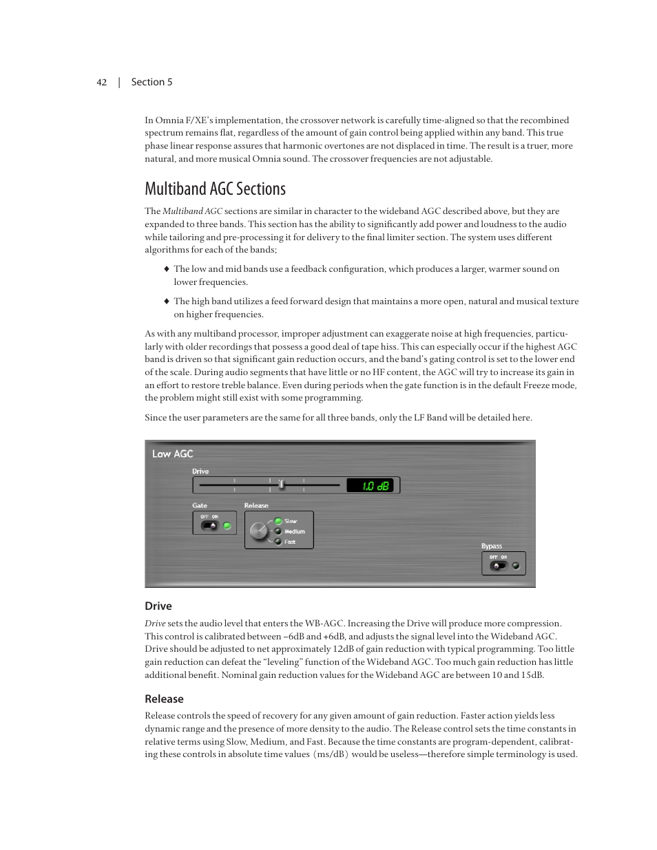 Omnia Audio Omnia F/XE User Manual | Page 44 / 46