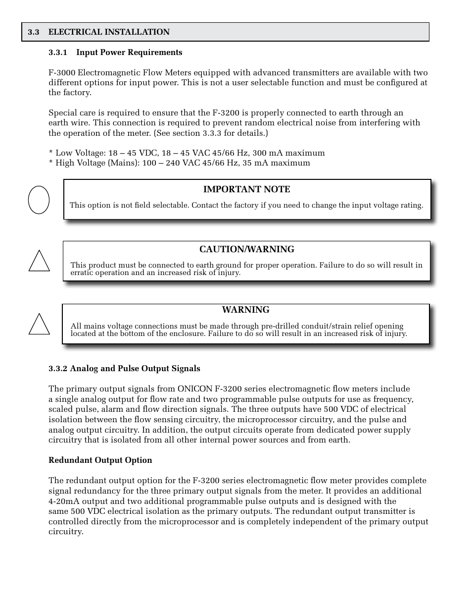 ONICON F-3200 Series User Manual | Page 26 / 40