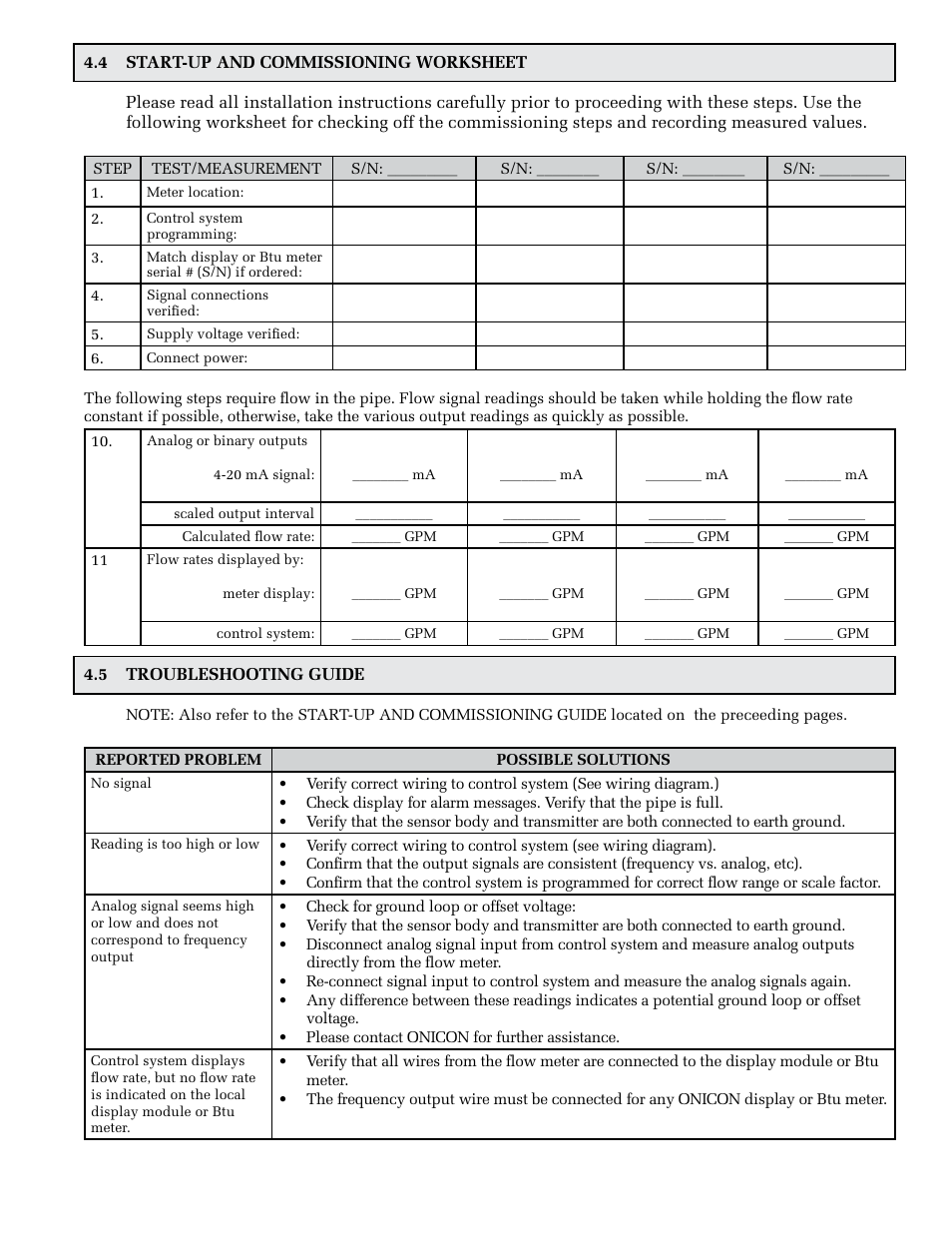 ONICON F-3200 Series User Manual | Page 33 / 40
