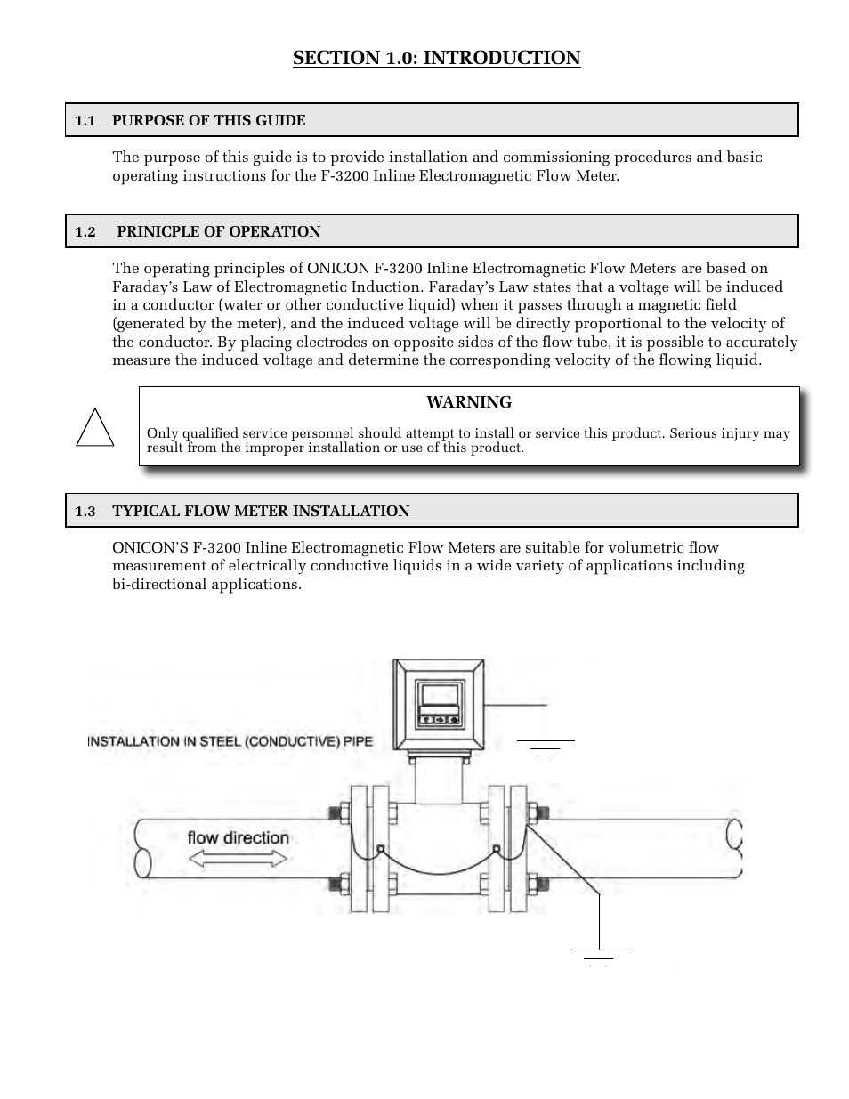 ONICON F-3200 Series User Manual | Page 7 / 40