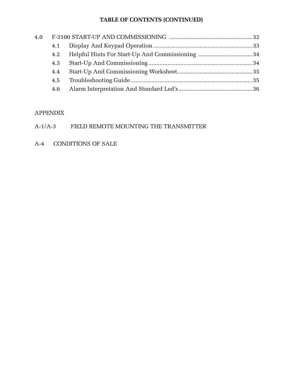 ONICON F-3100 Series User Manual | Page 6 / 41