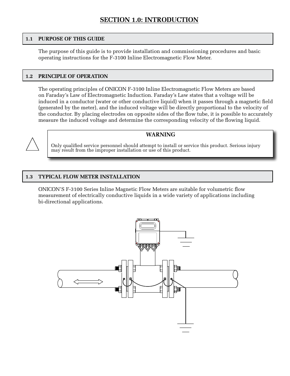 ONICON F-3100 Series User Manual | Page 7 / 41