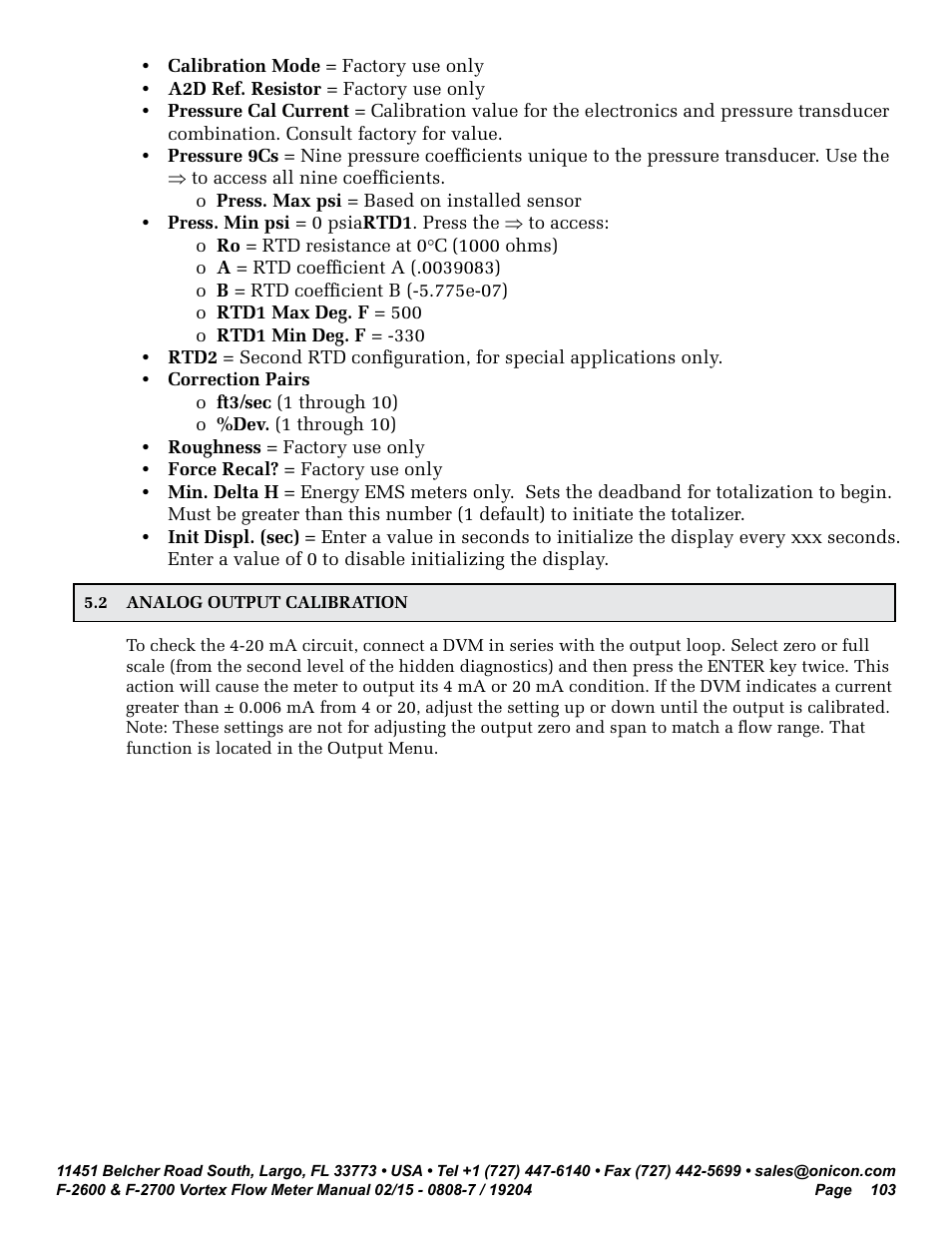 ONICON F-2600 User Manual | Page 103 / 131