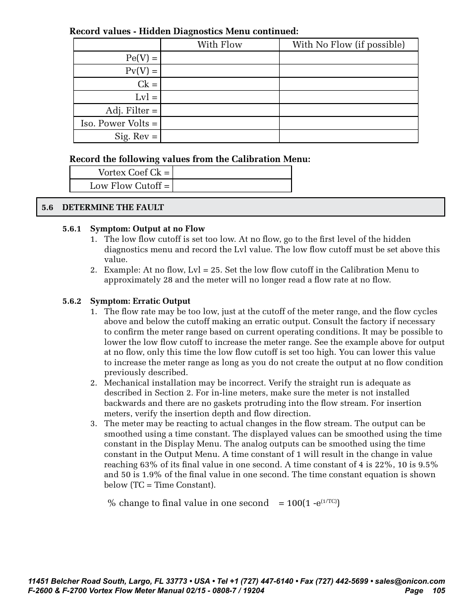 ONICON F-2600 User Manual | Page 105 / 131