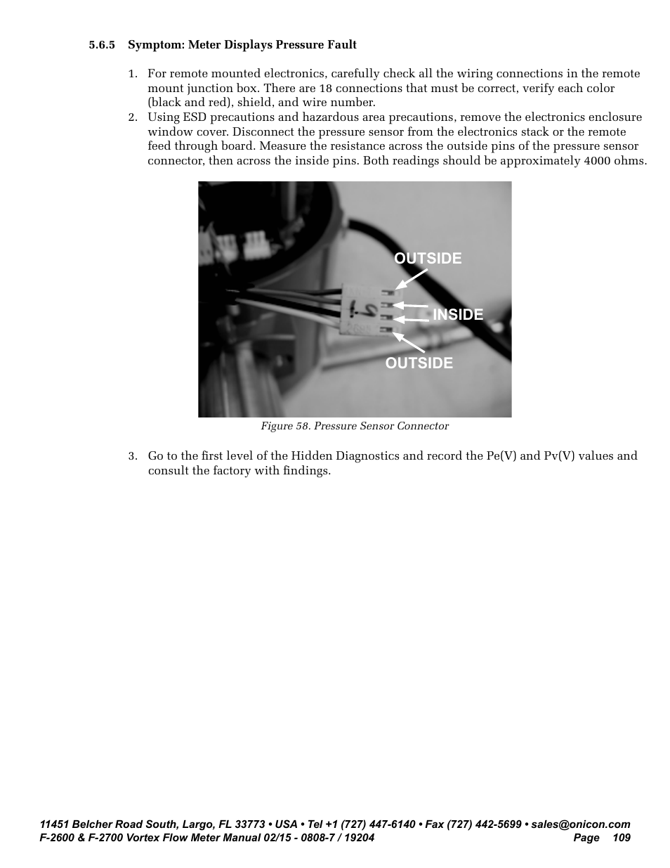 Outside inside outside | ONICON F-2600 User Manual | Page 109 / 131