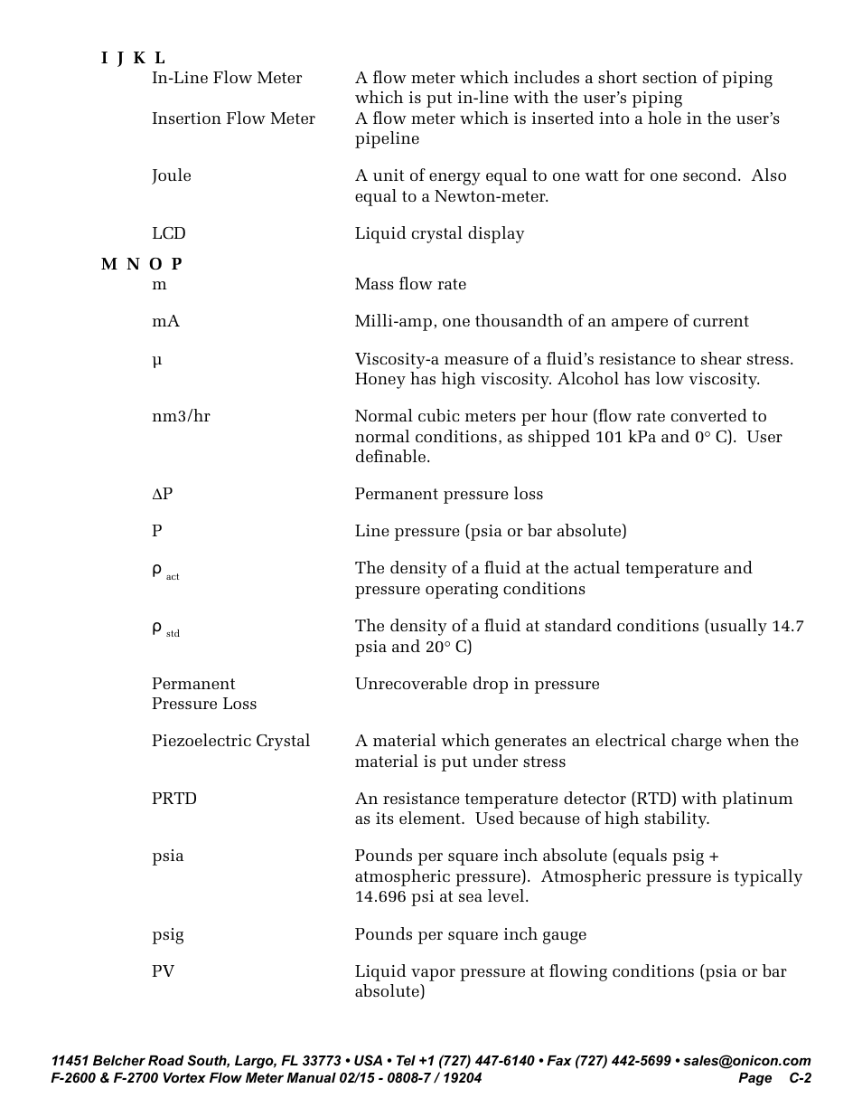 ONICON F-2600 User Manual | Page 129 / 131