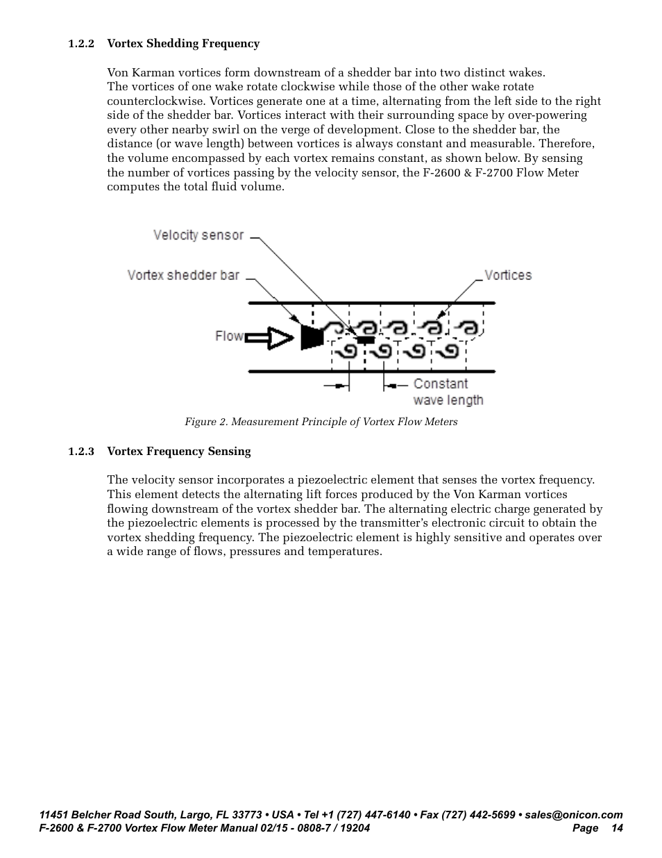 ONICON F-2600 User Manual | Page 14 / 131