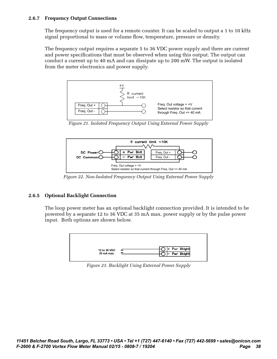 ONICON F-2600 User Manual | Page 38 / 131