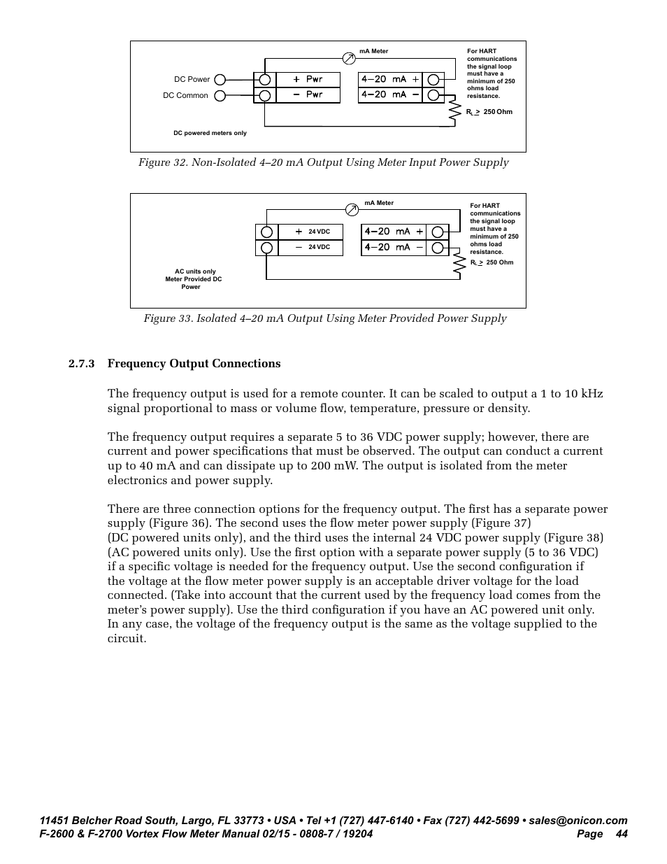 ONICON F-2600 User Manual | Page 44 / 131