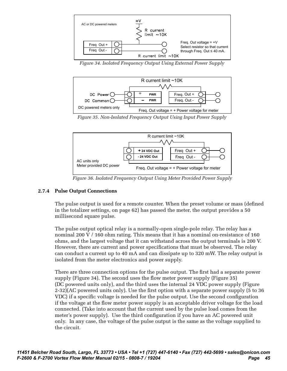 ONICON F-2600 User Manual | Page 45 / 131