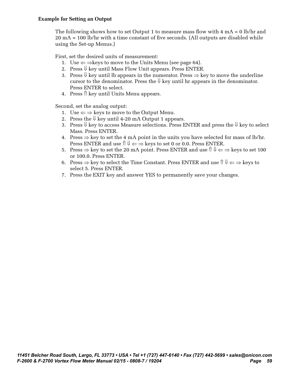 ONICON F-2600 User Manual | Page 59 / 131