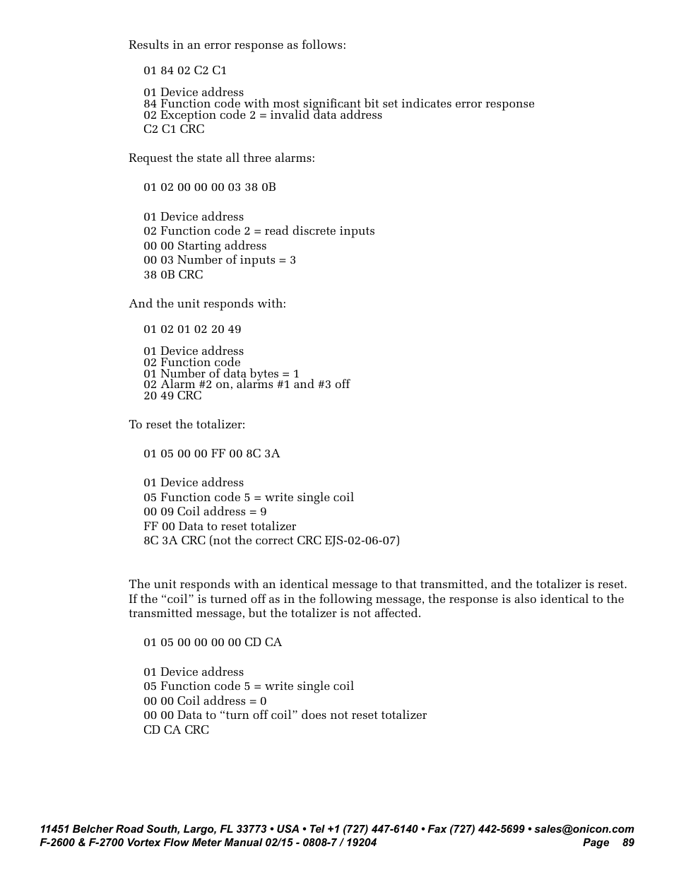 ONICON F-2600 User Manual | Page 89 / 131