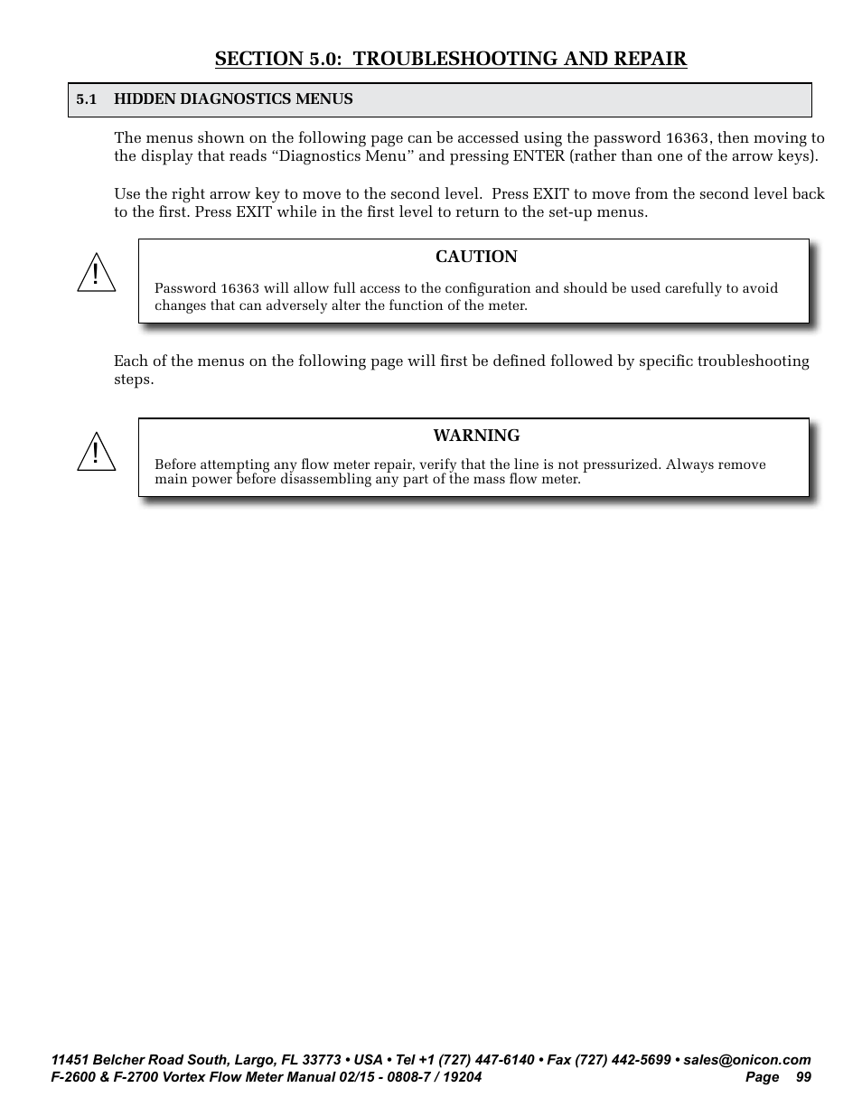 ONICON F-2600 User Manual | Page 99 / 131