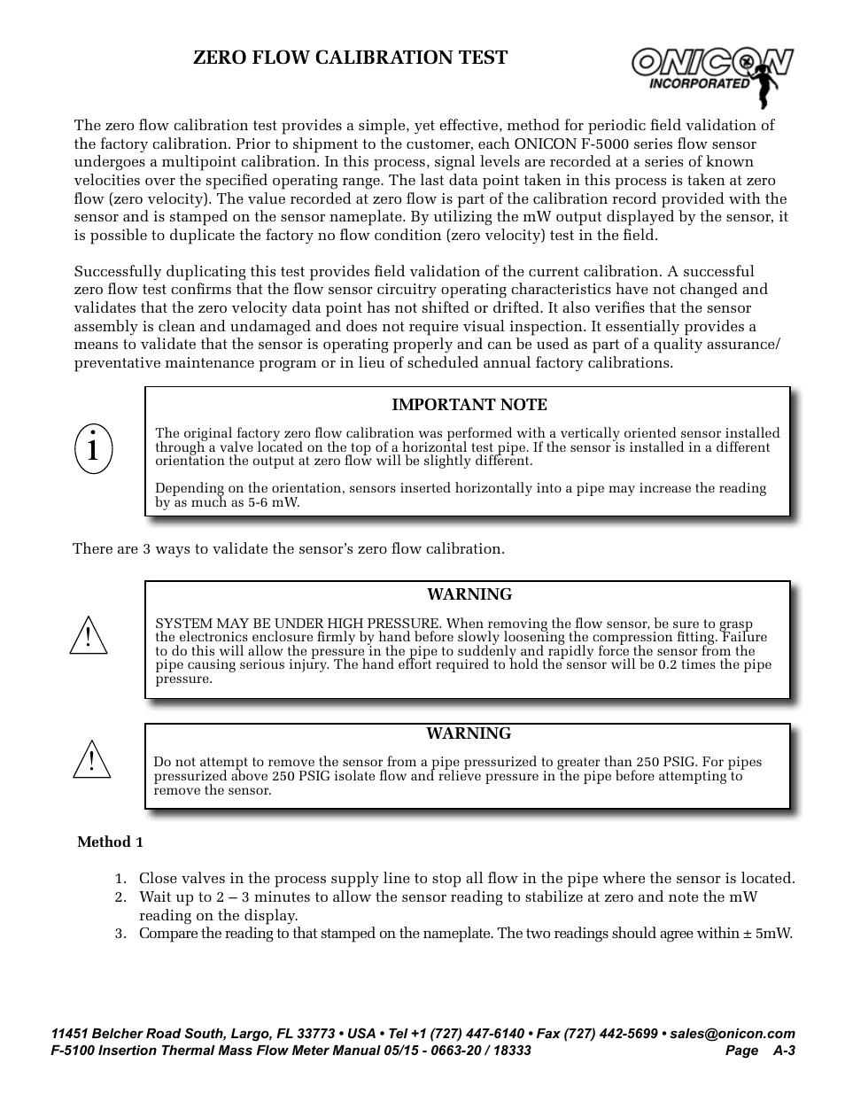 ONICON F-5100 Insertion User Manual | Page 30 / 33