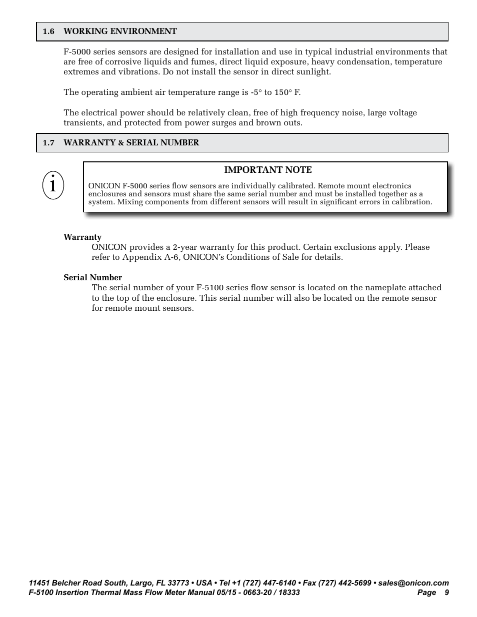 ONICON F-5100 Insertion User Manual | Page 9 / 33