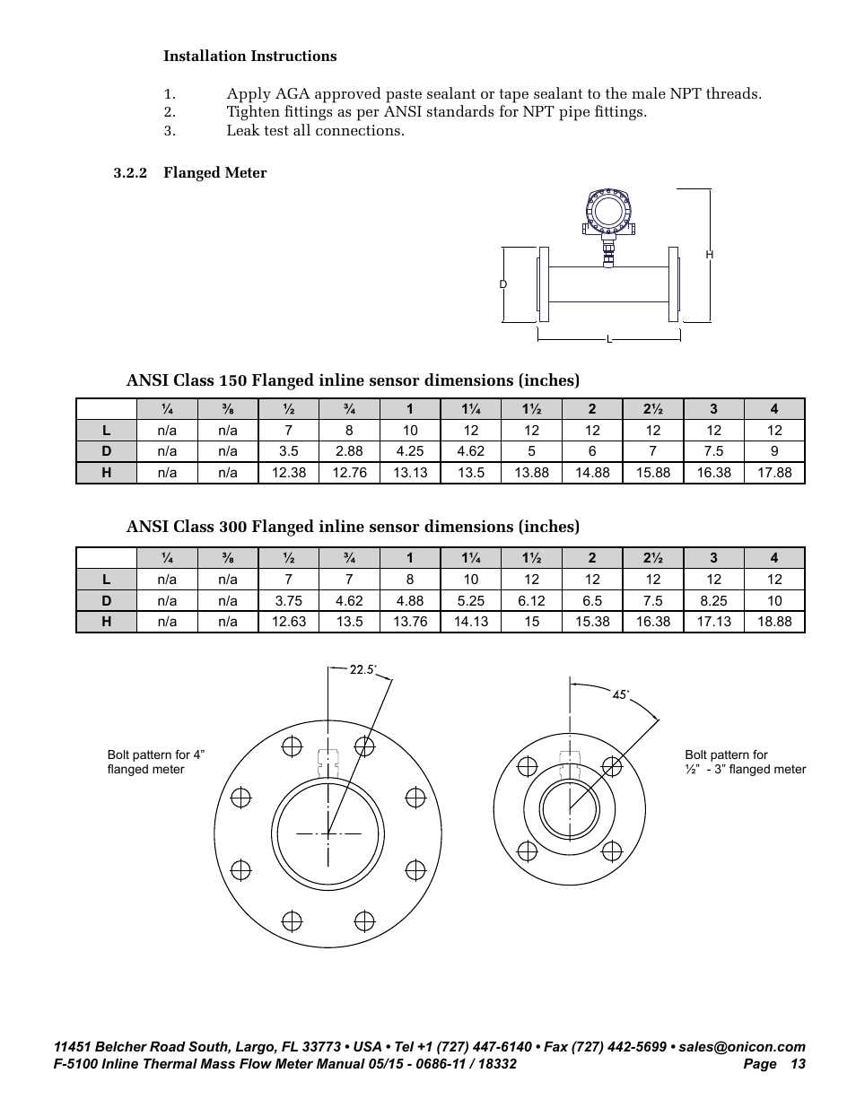 ONICON F-5100 Inline User Manual | Page 13 / 25
