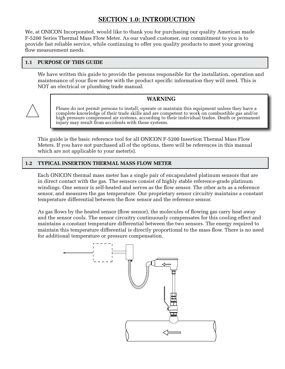 ONICON F-5200 Insertion User Manual | Page 5 / 27