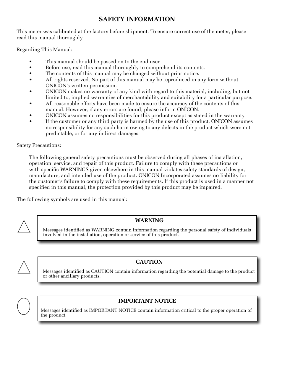 ONICON F-5200 Inline User Manual | Page 2 / 20