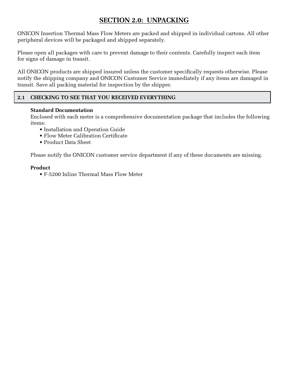 ONICON F-5200 Inline User Manual | Page 8 / 20