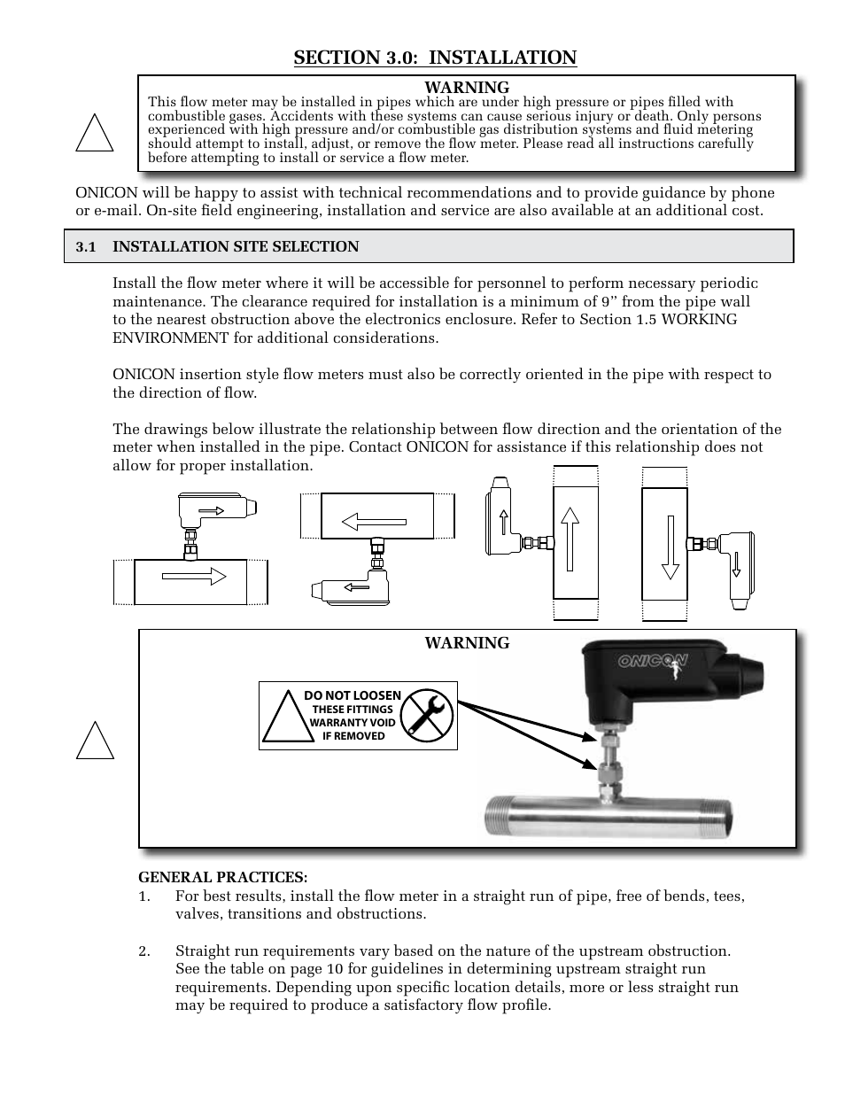 ONICON F-5200 Inline User Manual | Page 9 / 20