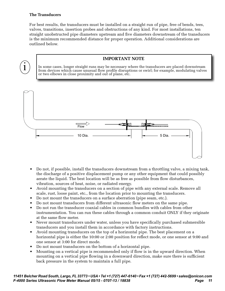 ONICON F-4000 Series User Manual | Page 11 / 52