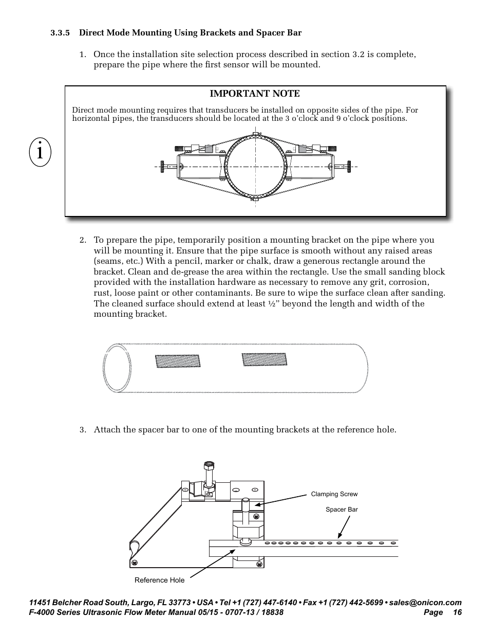 ONICON F-4000 Series User Manual | Page 16 / 52