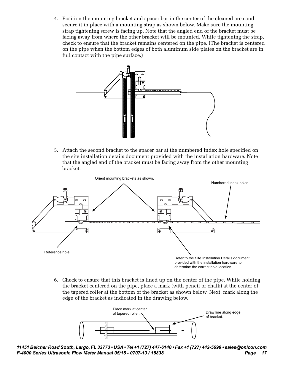 ONICON F-4000 Series User Manual | Page 17 / 52