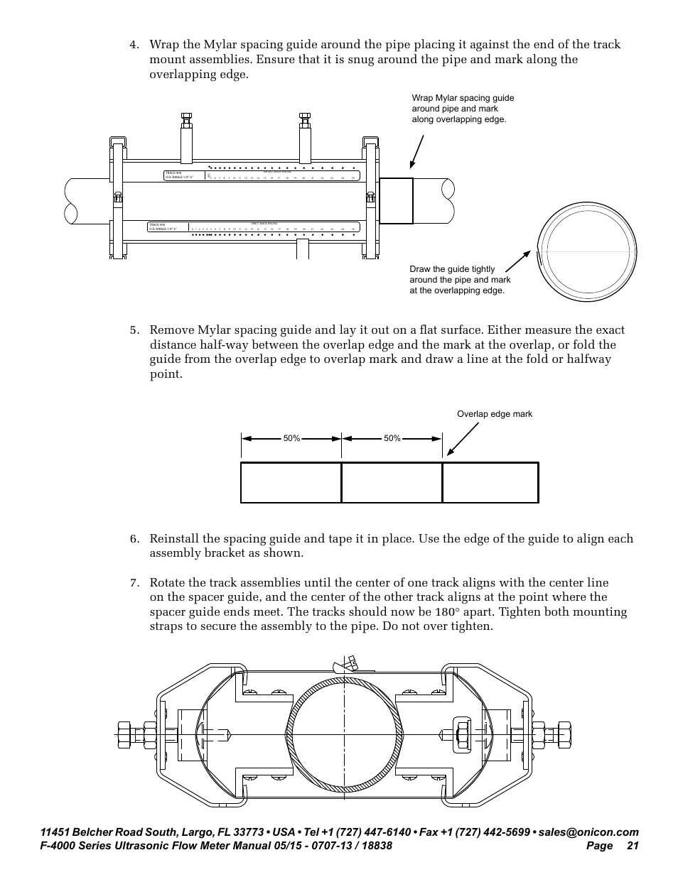 ONICON F-4000 Series User Manual | Page 21 / 52