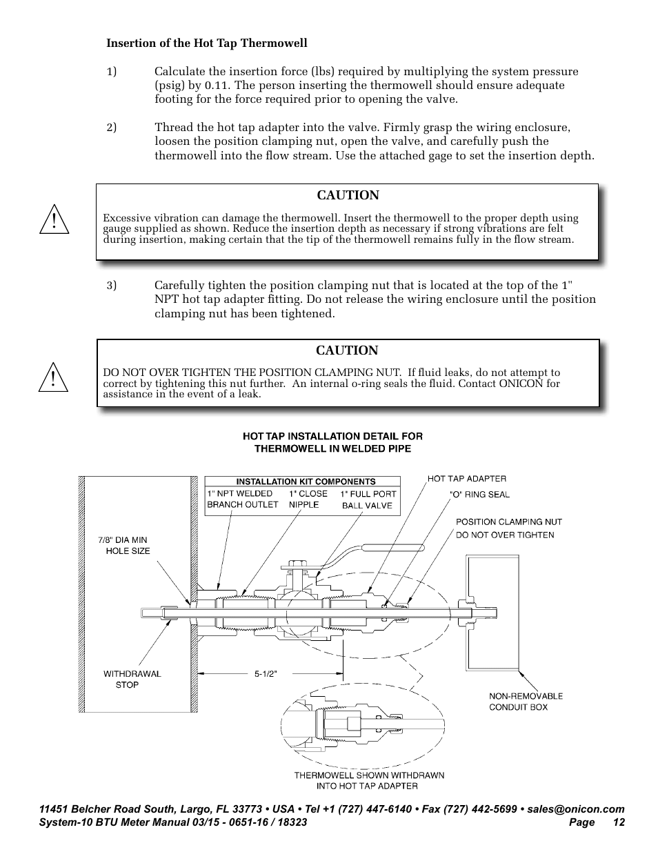 ONICON System-10 BTU User Manual | Page 12 / 57