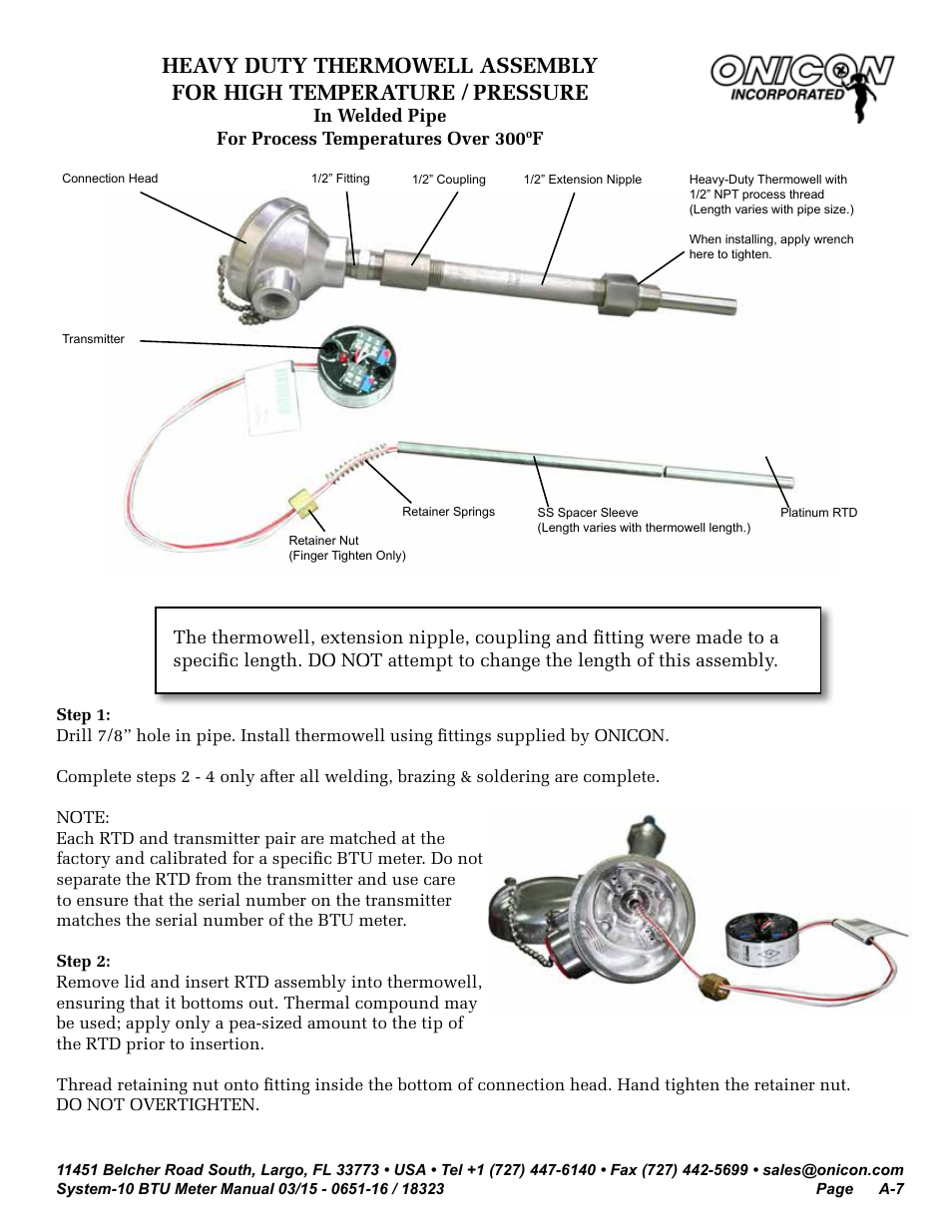 ONICON System-10 BTU User Manual | Page 41 / 57