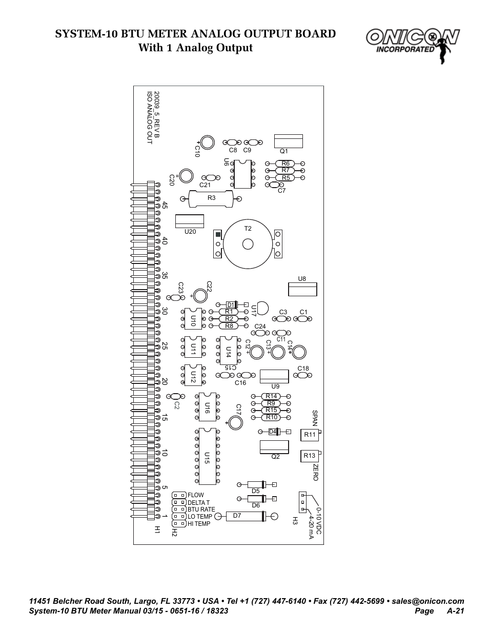 ONICON System-10 BTU User Manual | Page 55 / 57