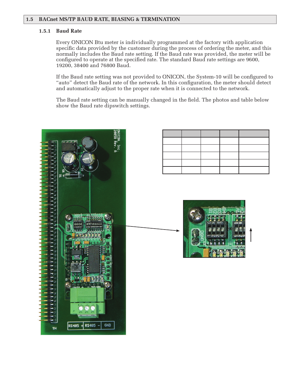 ONICON System-10 BACnet User Manual | Page 11 / 27